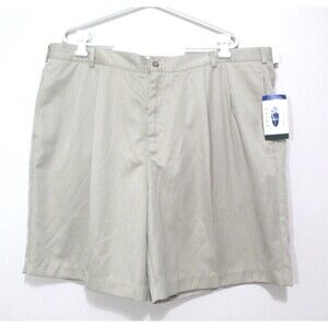 NWT Haley Mens Golf Shorts Size 42 Tan Made in USA